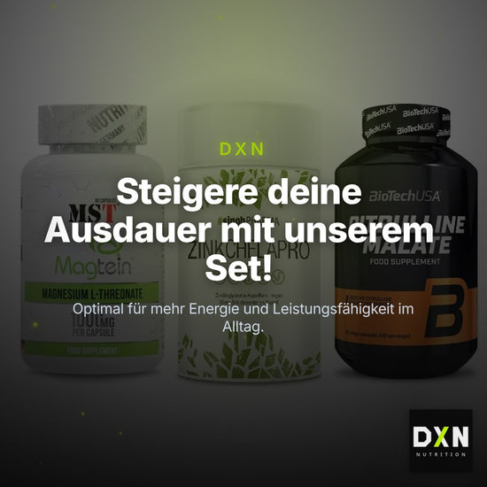 Ausdauer-Set: MST Magnesium + Sinob Zink + BioTech Citrulli – Clean Showcase Plus