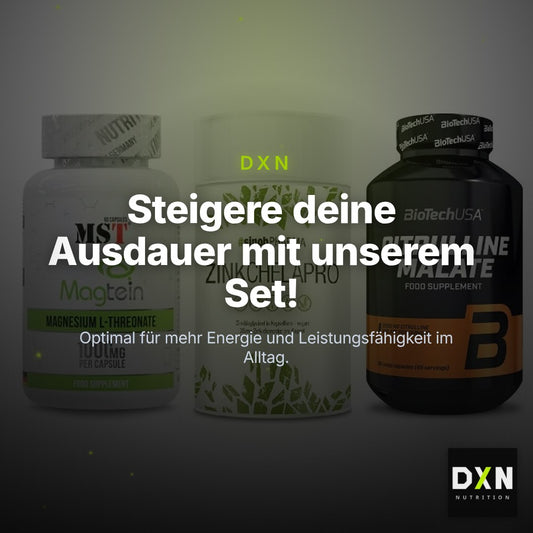 Ausdauer-Set: MST Magnesium + Sinob Zink + BioTech Citrulli – Clean Showcase Plus