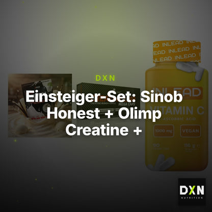 Einsteiger-Set: Sinob Honest + Olimp Creatine + INLEAD Vitamin C – Clean Showcase Plus