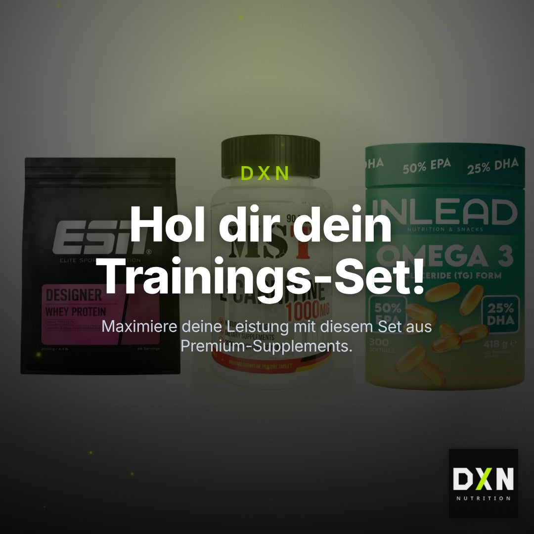Definitionsphase-Set: ESN Designer + MST L-Carnitin + INLEAD Omega-3 – Clean Showcase Plus