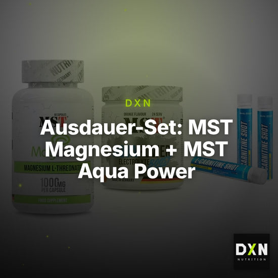Ausdauer-Set: MST Magnesium + MST Aqua Power + Body Attack – Clean Showcase Plus