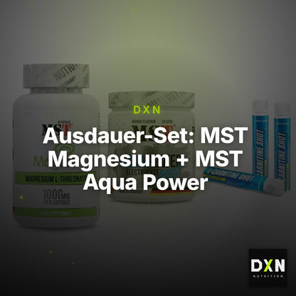 Ausdauer-Set: MST Magnesium + MST Aqua Power + Body Attack – Clean Showcase Plus