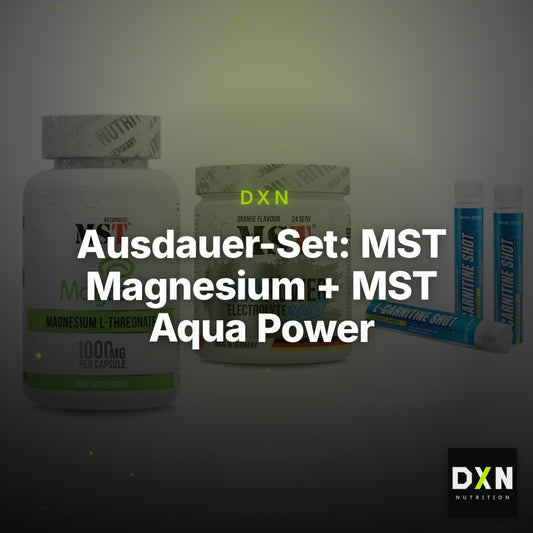 Ausdauer-Set: MST Magnesium + MST Aqua Power + Body Attack – Clean Showcase Plus