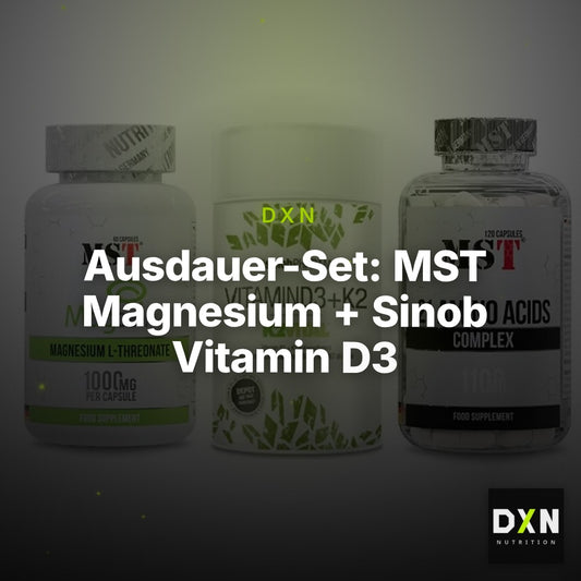 Ausdauer-Set: MST Magnesium + Sinob Vitamin D3 + MST 21 Amino – Clean Showcase Plus