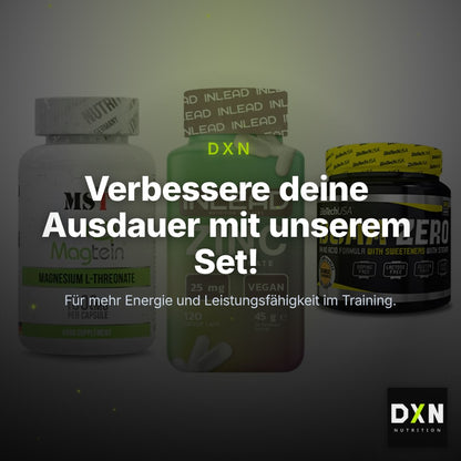Ausdauer-Set: MST Magnesium + INLEAD Zink + BioTech BCAA – Clean Showcase Plus