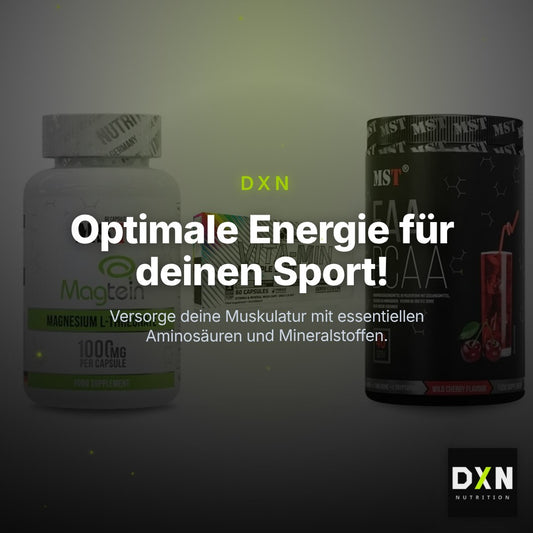 Ausdauer-Set: MST Magnesium + Olimp Vita-Min + MST EAA & BCAA – Clean Showcase Plus