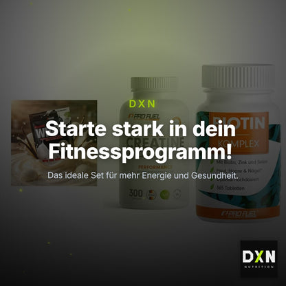 Einsteiger-Set: Sinob Honest + ProFuel Creatine + ProFuel BIOTIN – Clean Showcase Plus