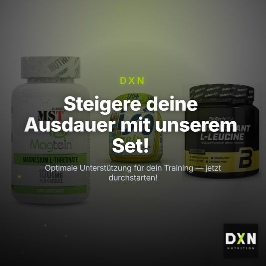 Ausdauer-Set: MST Magnesium + Olimp Iso Plus + BioTech 100% – Clean Showcase Plus