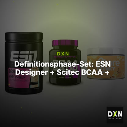 Definitionsphase-Set: ESN Designer + Scitec BCAA + More Nutrition – Clean Showcase Plus