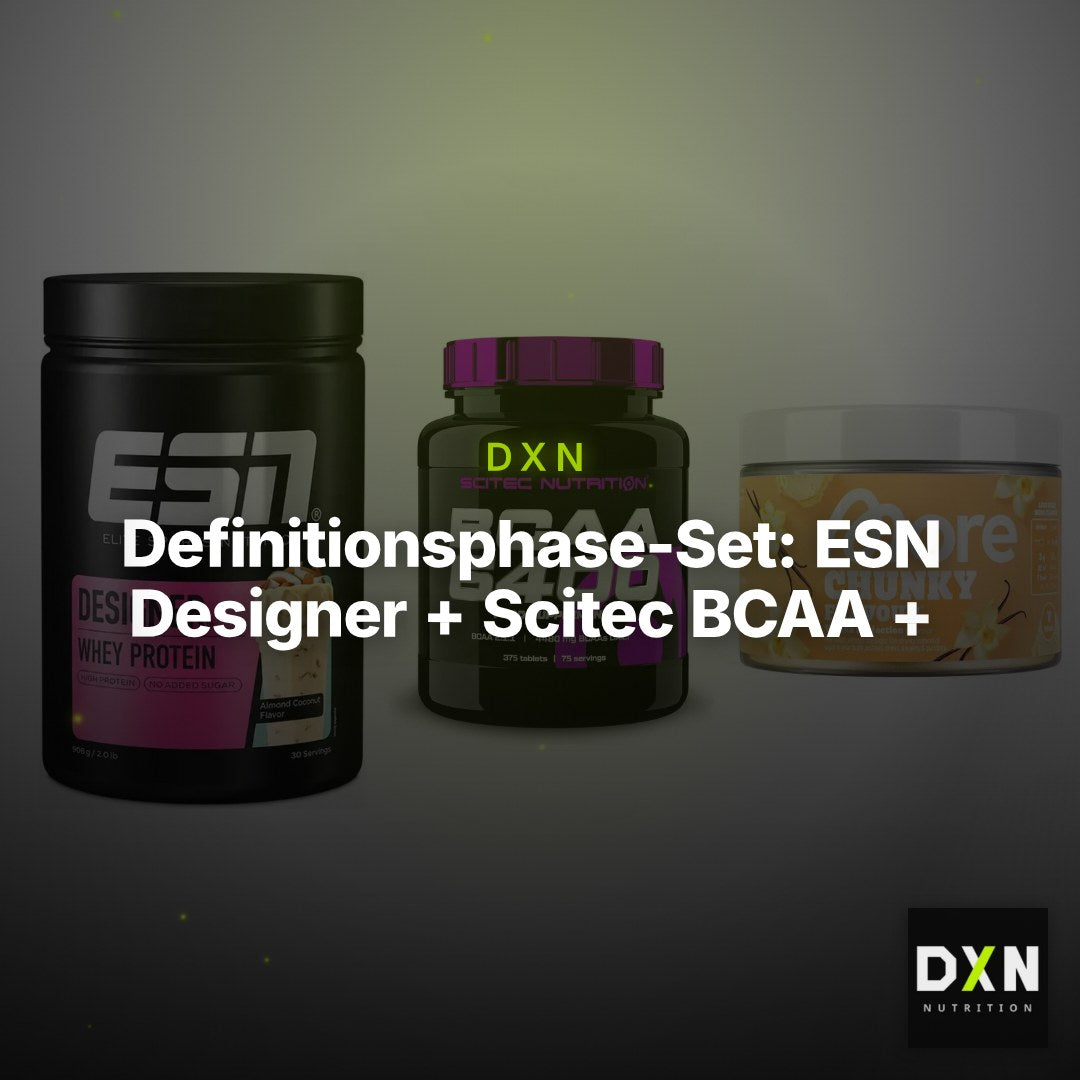 Definitionsphase-Set: ESN Designer + Scitec BCAA + More Nutrition – Clean Showcase Plus