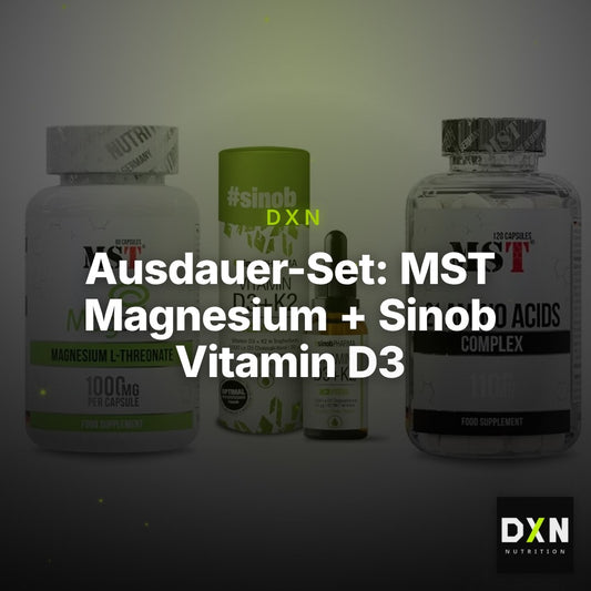 Ausdauer-Set: MST Magnesium + Sinob Vitamin D3 + MST 21 Amino – Clean Showcase Plus