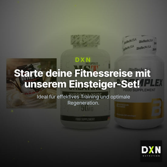 Einsteiger-Set: Sinob Honest + MST Creatine HCL + BioTech B – Clean Showcase Plus