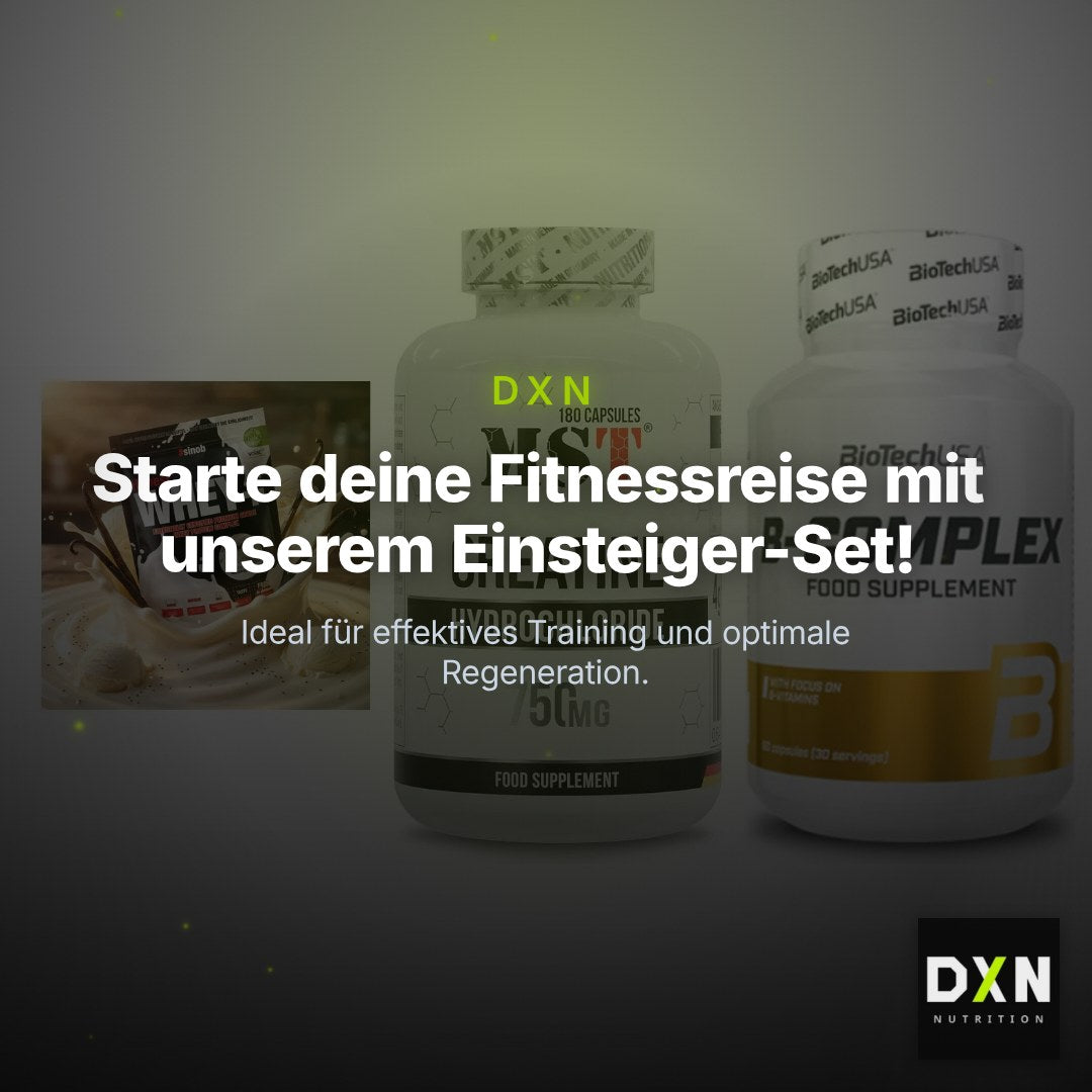 Einsteiger-Set: Sinob Honest + MST Creatine HCL + BioTech B – Clean Showcase Plus