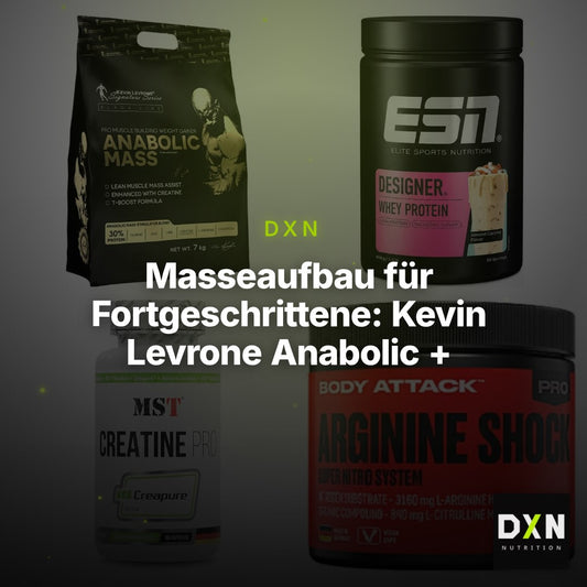 Masseaufbau für Fortgeschrittene: Kevin Levrone Anabolic + 3 weitere – Clean Showcase Plus