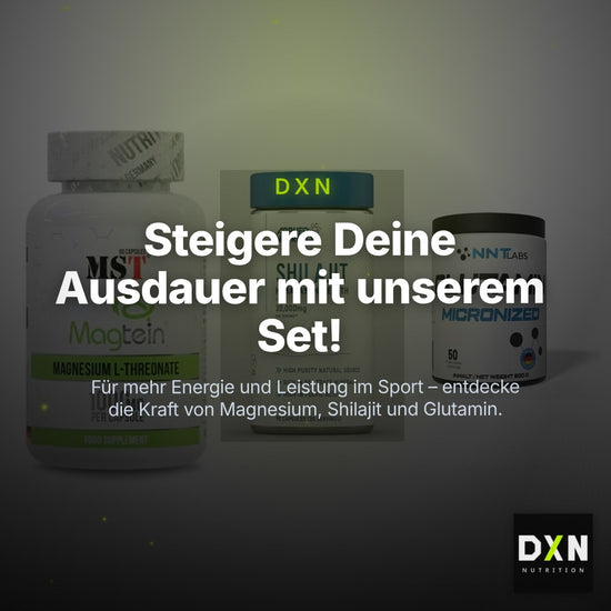 Ausdauer-Set: MST Magnesium + Applied Nutritio + NNT Glutamin – Clean Showcase Plus