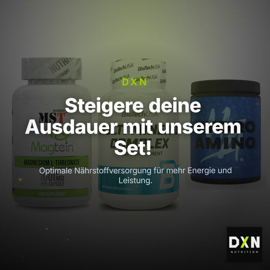 Ausdauer-Set: MST Magnesium + BioTech Multi + Nanosupps Hydro – Clean Showcase Plus