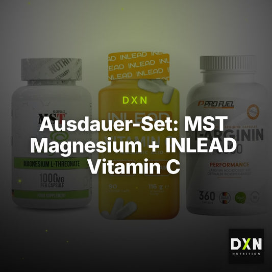 Ausdauer-Set: MST Magnesium + INLEAD Vitamin C + ProFuel L-Argini – Clean Showcase Plus
