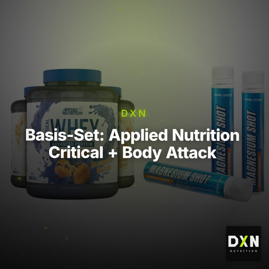 Basis-Set: Applied Nutrition Critical + Body Attack Magnesium Shots – Clean Showcase Plus