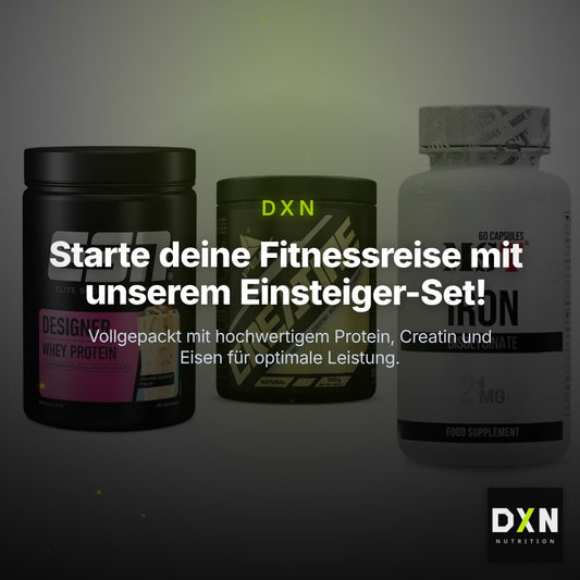 Einsteiger-Set: ESN Designer + Peak Creatin + MST Iron Bisglyc – Clean Showcase Plus