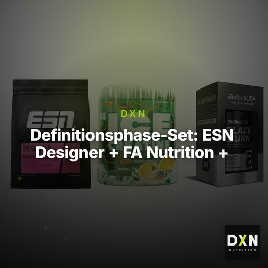 Definitionsphase-Set: ESN Designer + FA Nutrition + BioTech Black – Clean Showcase Plus