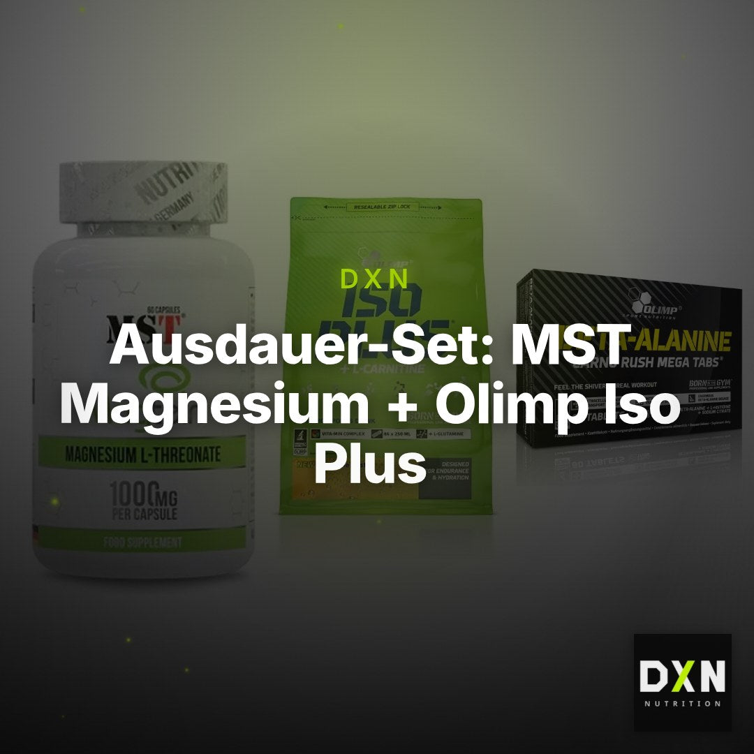 Ausdauer-Set: MST Magnesium + Olimp Iso Plus + Olimp Beta-Alani – Clean Showcase Plus