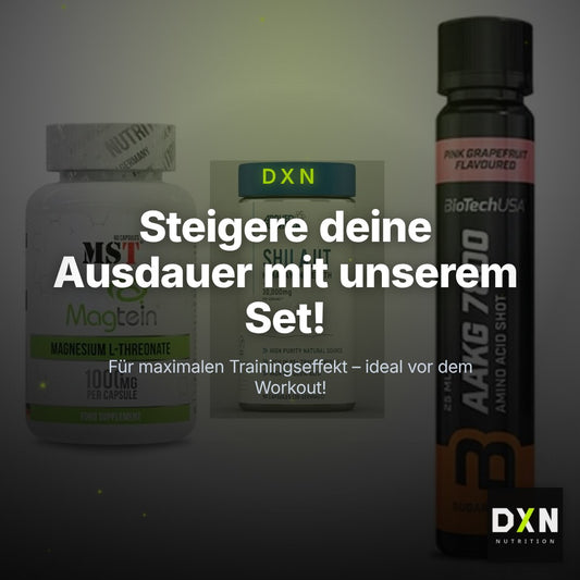 Ausdauer-Set: MST Magnesium + Applied Nutritio + BioTech AAKG – Clean Showcase Plus