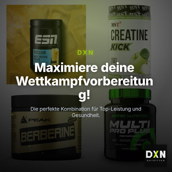 Wettkampfvorbereitung: ESN ISOCLEAR + MST Creatine + 2 weitere – Clean Showcase Plus