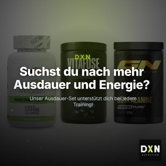 Ausdauer-Set: MST Magnesium + Big Zone Vitafus + GN Nano Beta – Clean Showcase Plus