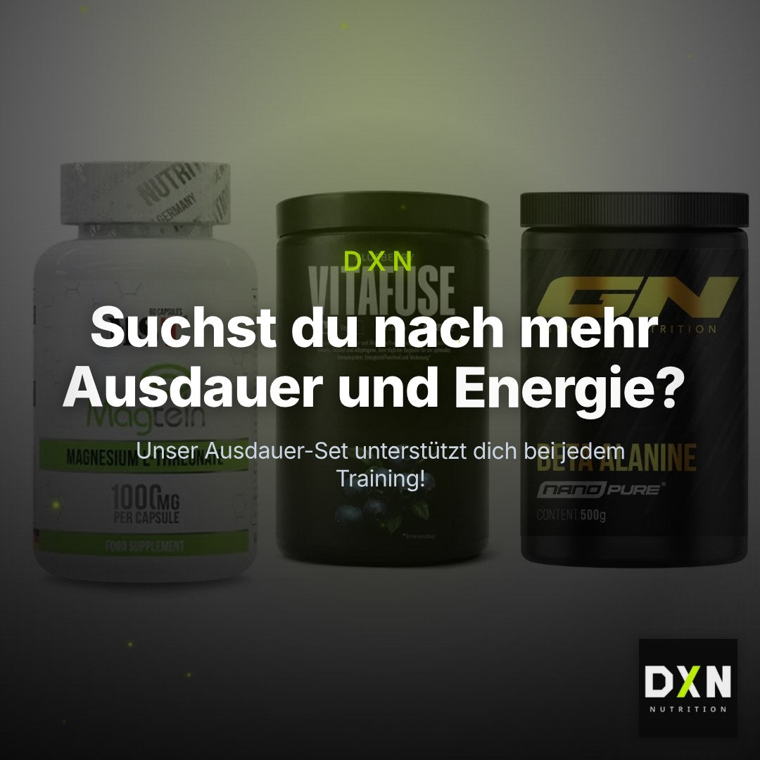 Ausdauer-Set: MST Magnesium + Big Zone Vitafus + GN Nano Beta – Clean Showcase Plus