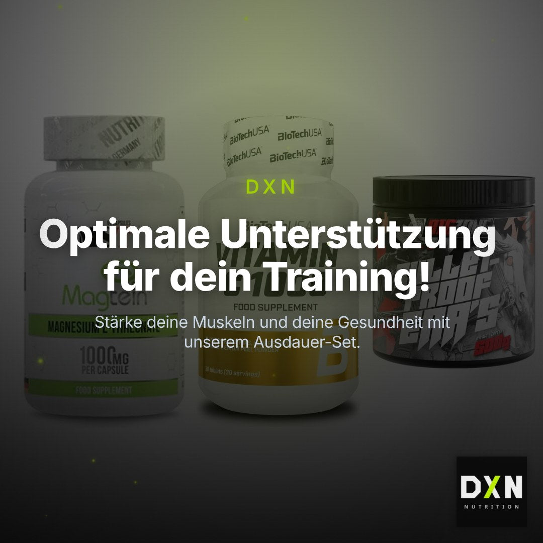Ausdauer-Set: MST Magnesium + BioTech Vitamin + Big Zone Bulletp – Clean Showcase Plus