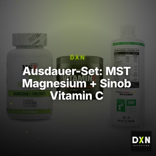 Ausdauer-Set: MST Magnesium + Sinob Vitamin C + MST L-Carnitine – Clean Showcase Plus