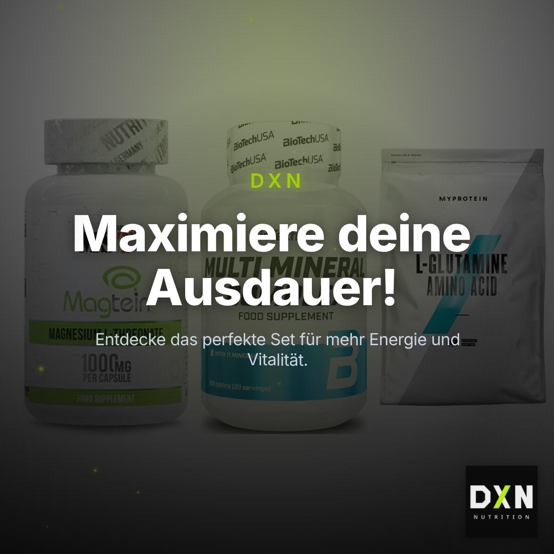 Ausdauer-Set: MST Magnesium + BioTech Multi + MyProtein – Clean Showcase Plus