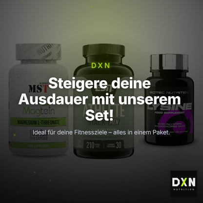 Ausdauer-Set: MST Magnesium + ESN Athlete + Scitec Lysine – Clean Showcase Plus