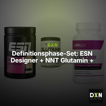 Definitionsphase-Set: ESN Designer + NNT Glutamin + USP Labs – Clean Showcase Plus