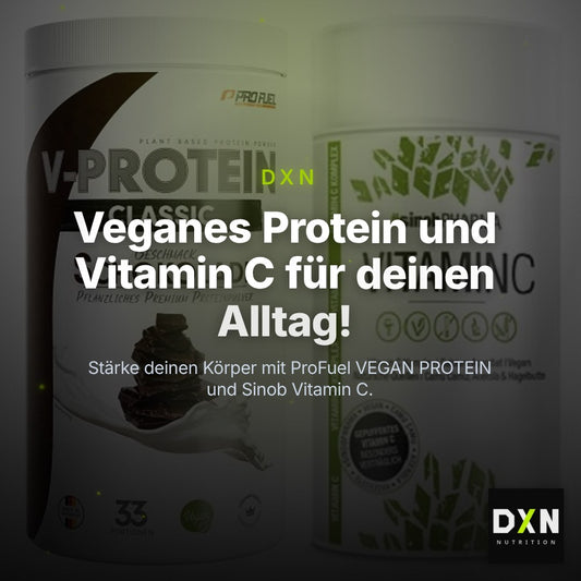 Basis-Set: ProFuel VEGAN PROTEIN + Sinob Vitamin C – Clean Showcase Plus