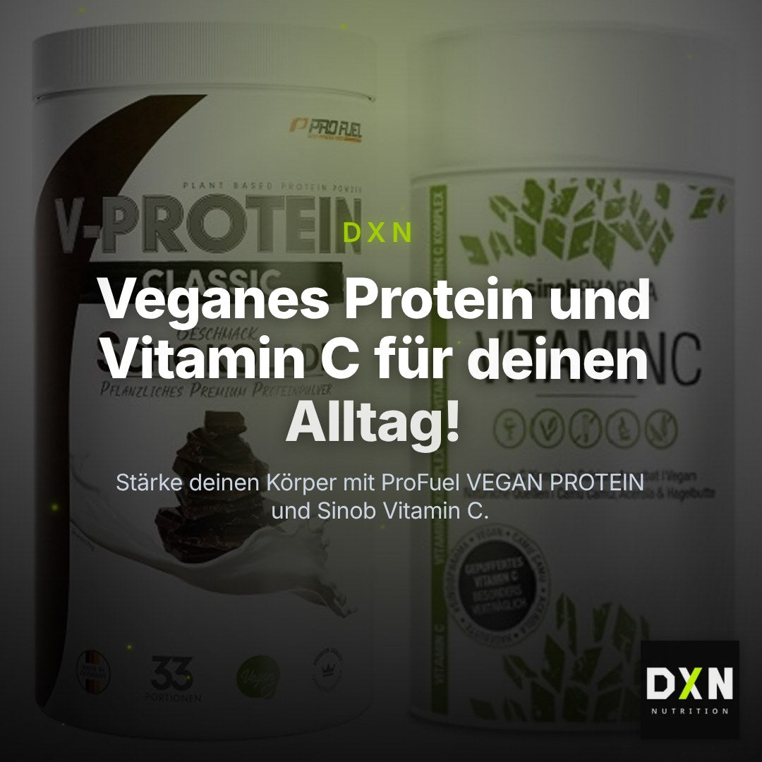 Basis-Set: ProFuel VEGAN PROTEIN + Sinob Vitamin C – Clean Showcase Plus