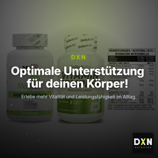 Ausdauer-Set: MST Magnesium + BioTech Vitamin + MST BCAA Zero – Clean Showcase Plus