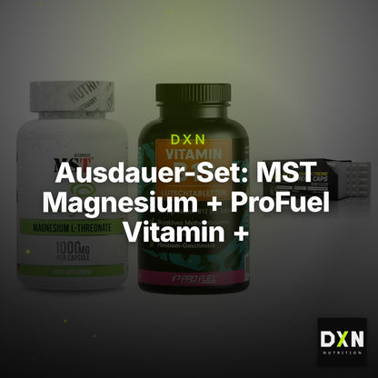 Ausdauer-Set: MST Magnesium + ProFuel Vitamin + Olimp AAKG – Clean Showcase Plus