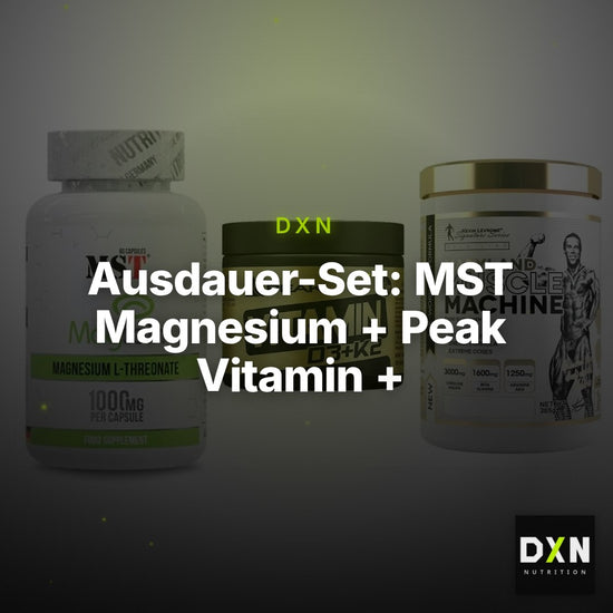 Ausdauer-Set: MST Magnesium + Peak Vitamin + Kevin Levrone – Clean Showcase Plus