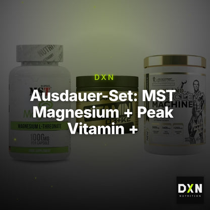 Ausdauer-Set: MST Magnesium + Peak Vitamin + Kevin Levrone – Clean Showcase Plus