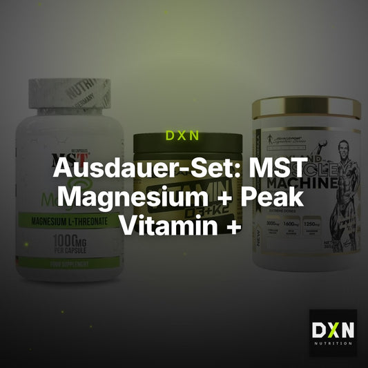 Ausdauer-Set: MST Magnesium + Peak Vitamin + Kevin Levrone – Clean Showcase Plus