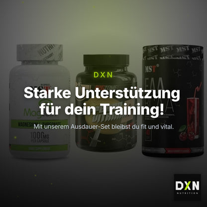 Ausdauer-Set: MST Magnesium + Big Zone Buffere + MST EAA & BCAA – Clean Showcase Plus