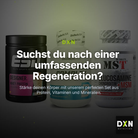 Regenerations-Set: ESN Designer + BioTech Multi + MST Glucosamine – Clean Showcase Plus