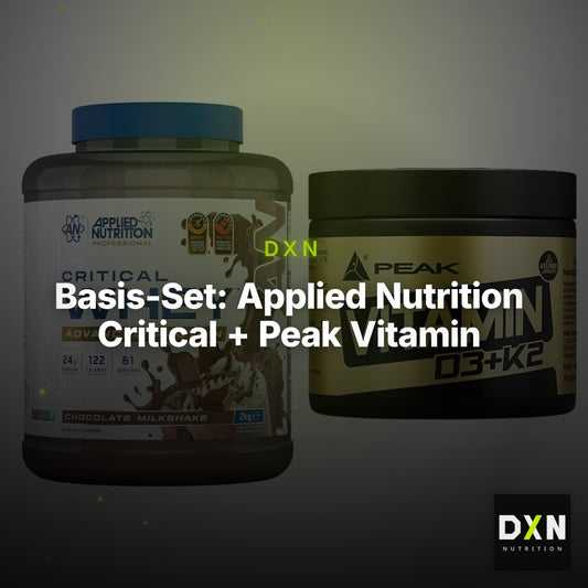 Basis-Set: Applied Nutrition Critical + Peak Vitamin D3+K2 120 Tabl. – Clean Showcase Plus