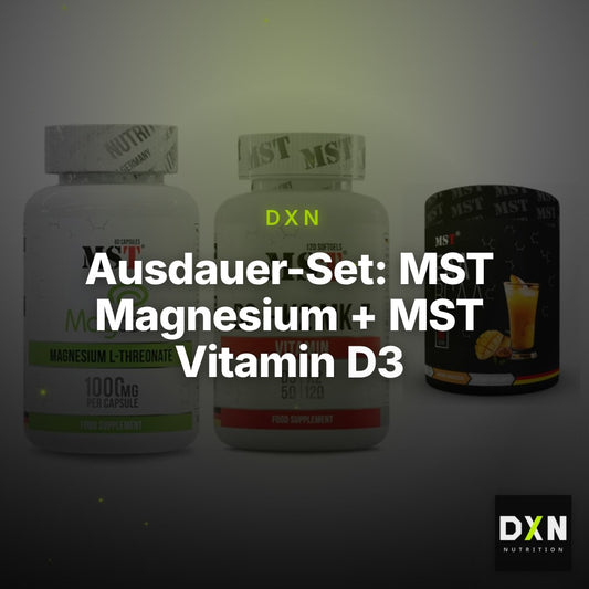 Ausdauer-Set: MST Magnesium + MST Vitamin D3 + MST EAA & BCAA – Clean Showcase Plus