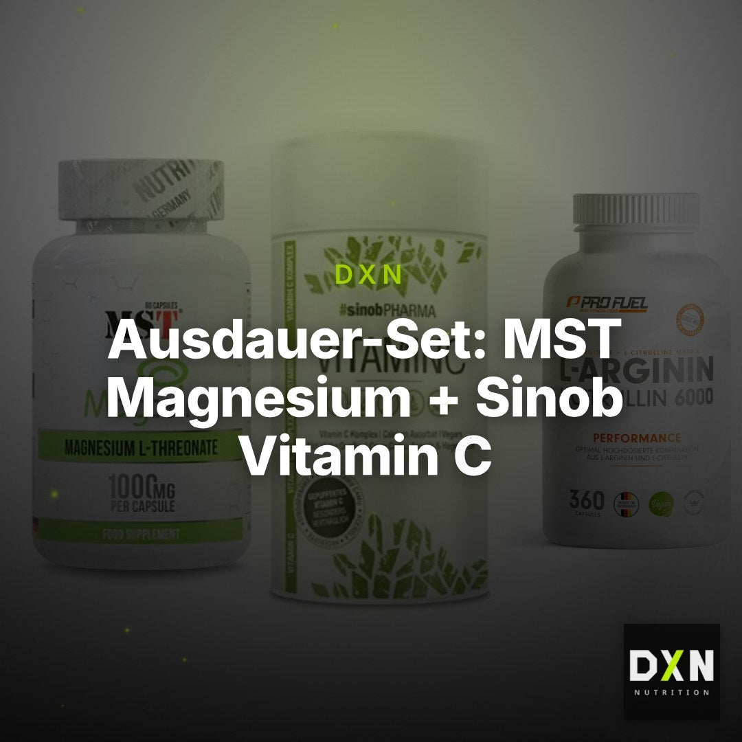 Ausdauer-Set: MST Magnesium + Sinob Vitamin C + ProFuel L-Argini – Clean Showcase Plus