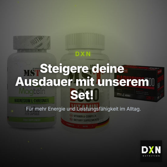 Ausdauer-Set: MST Magnesium + MST B300 B-Compl + Body Attack – Clean Showcase Plus