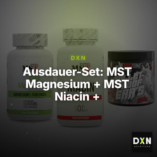 Ausdauer-Set: MST Magnesium + MST Niacin + Big Zone Bulletp – Clean Showcase Plus