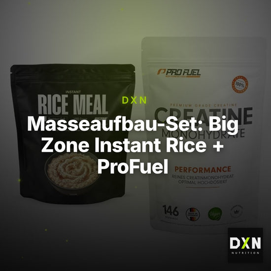 Masseaufbau-Set: Big Zone Instant Rice + ProFuel Creatine – Clean Showcase Plus