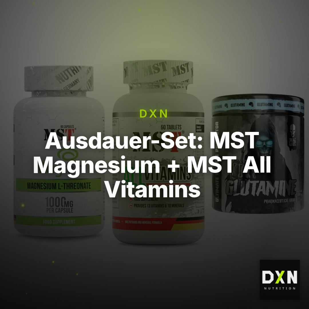 Ausdauer-Set: MST Magnesium + MST All Vitamins + Skull Labs – Clean Showcase Plus